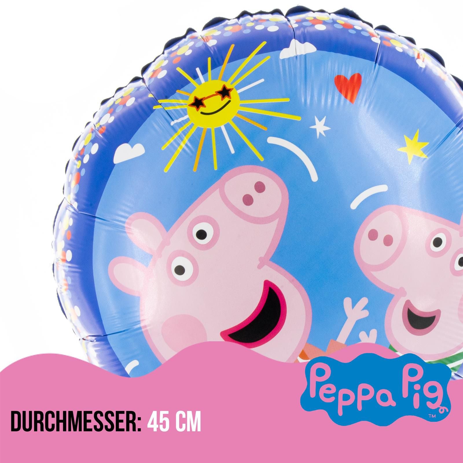 Folienballon Peppa Pig 45cm - Bild 3