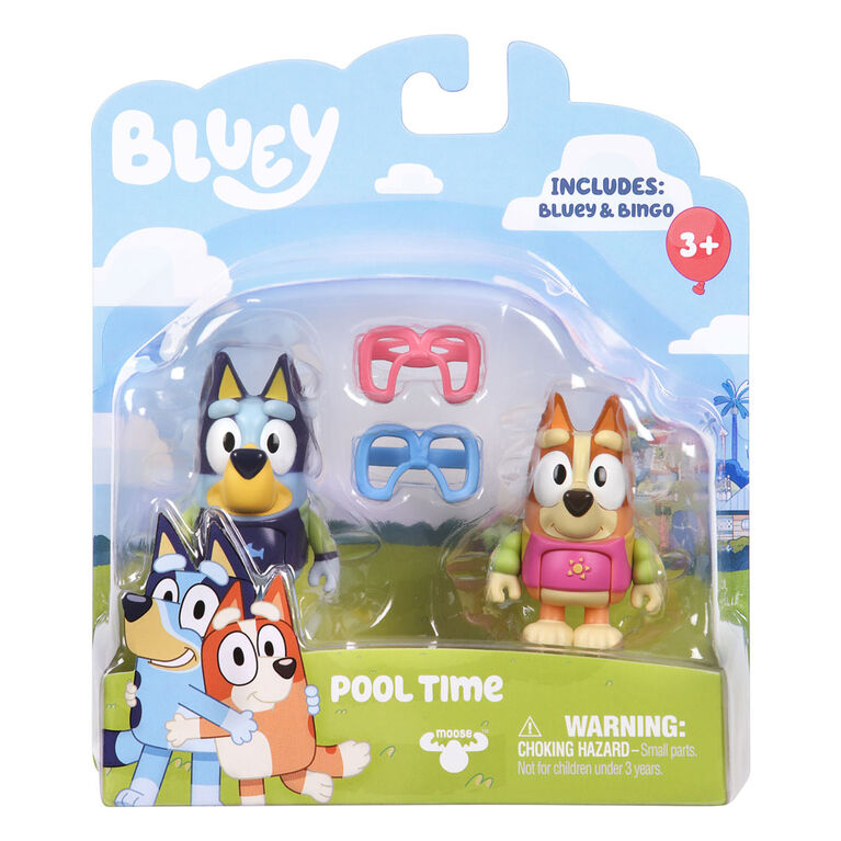 BLUEY Figuren Doppelpack - Pool Time - Bild 1