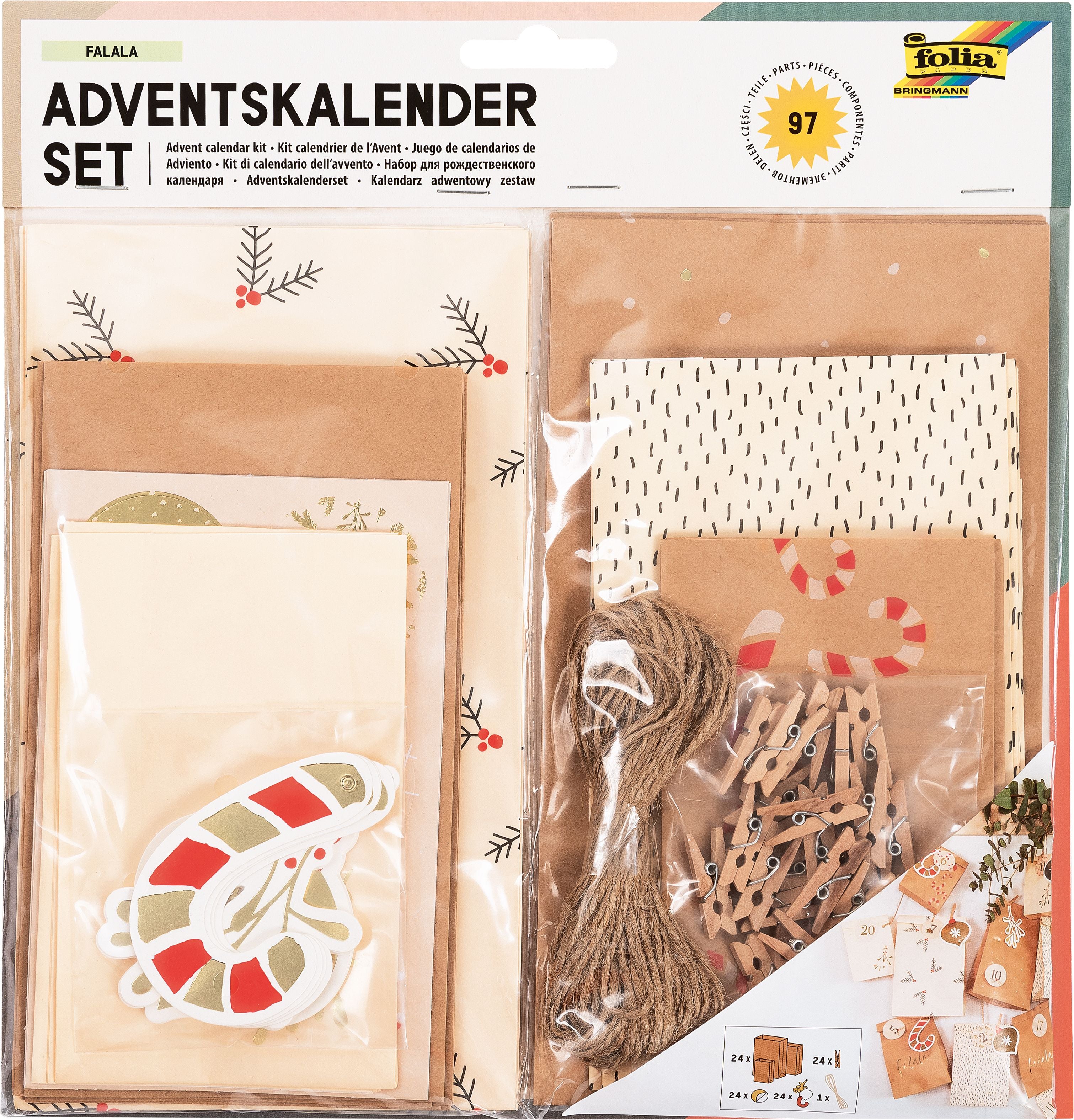 Adventskalender Bastelset Falala - Bild 1