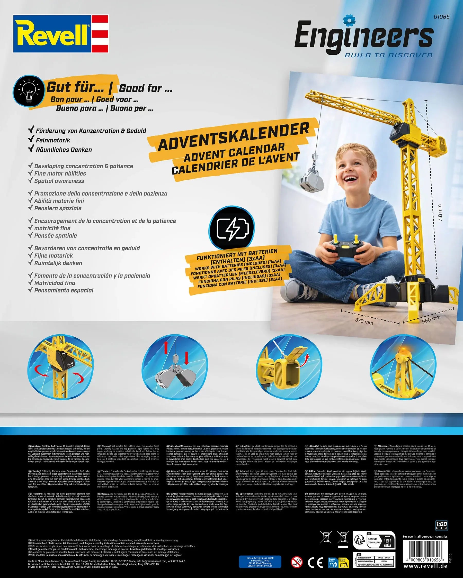 Adventskalender Revell Engineers Ultra Crane - Bild 6