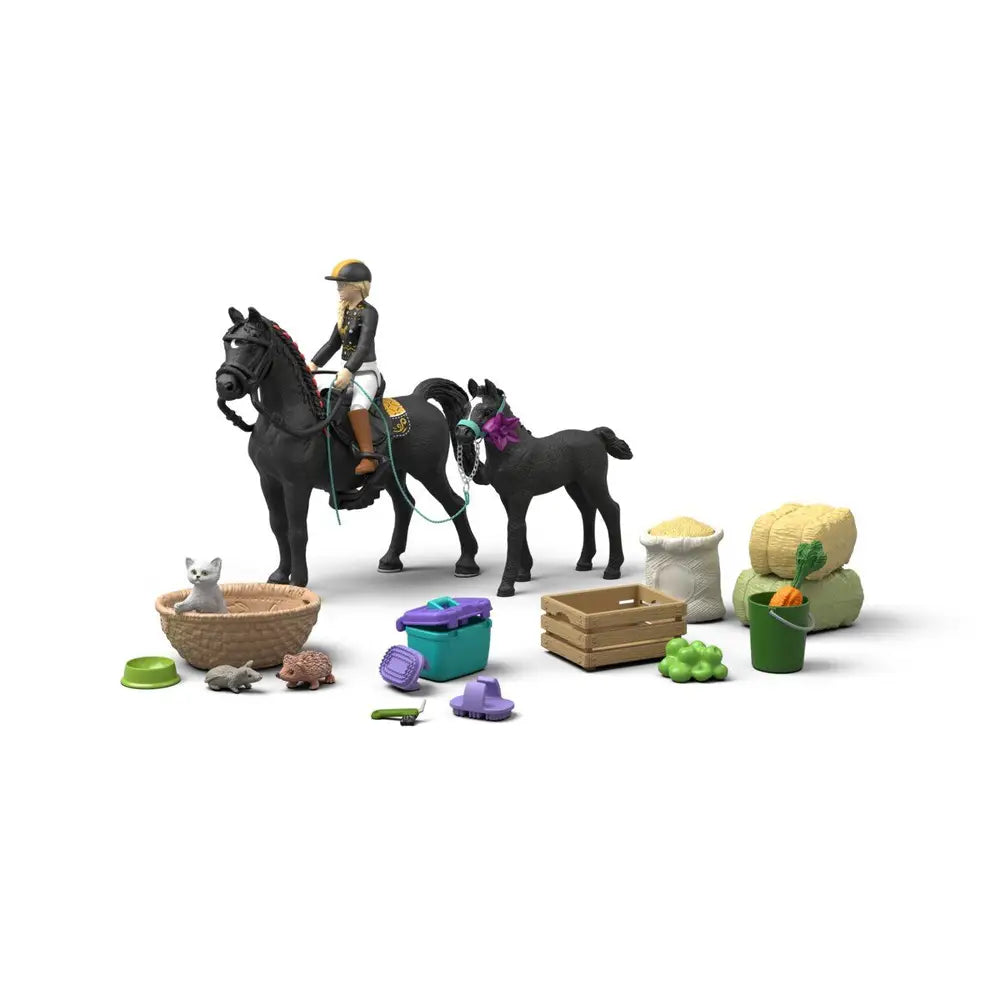 Schleich Horse Club Adventskalender 2026 Winter Wonderland Ausritt 99240 - Bild 3
