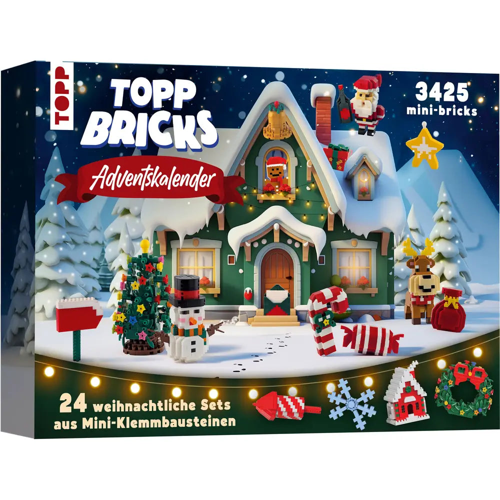 Adventskalender TOPP Bricks mit Mini-Klemmbausteinen - Bild 1