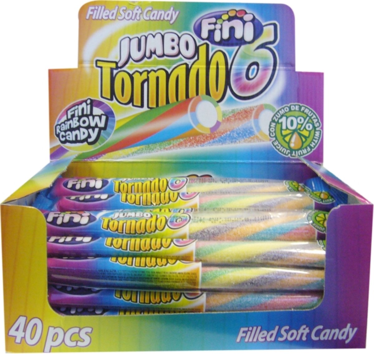 Fini Jumbo Tornado 6 sauer 50 g - Bild 1