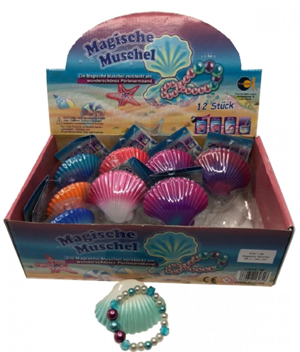 Magische Muschel mit Perlenkette - Bild 1