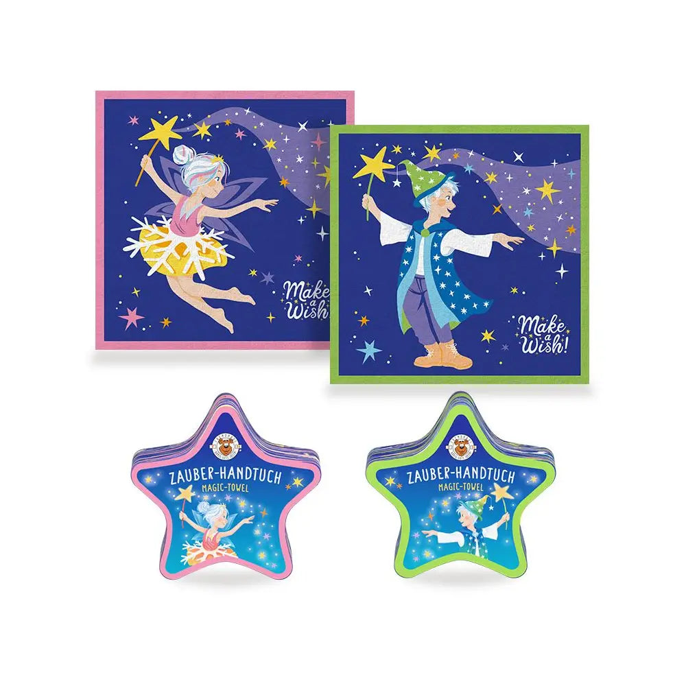 Make a Wish Magic Towel Zauberhandtuch 30 × 30 cm, 2-fach - Bild 1