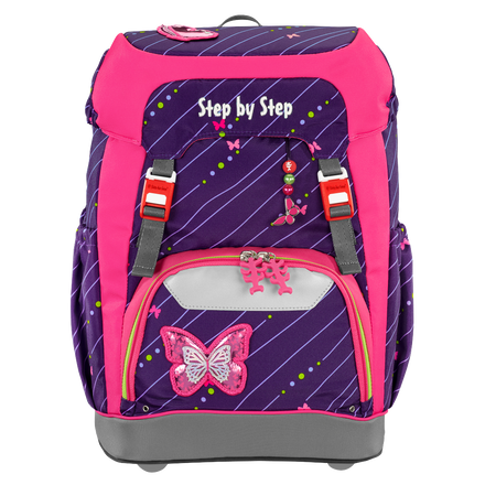 Step by Step GRADE Schulrucksack Shiny Butterfly