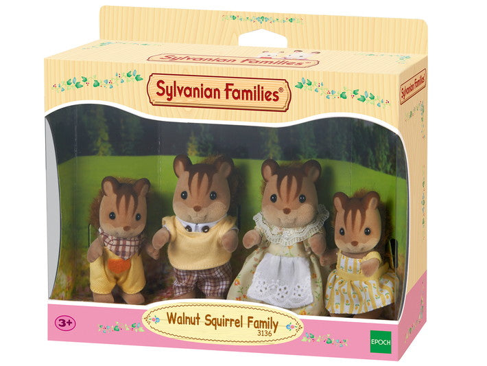 Sylvanian Families Walnuss Eichhörnchen Familie Knacks 3136 - Bild 1