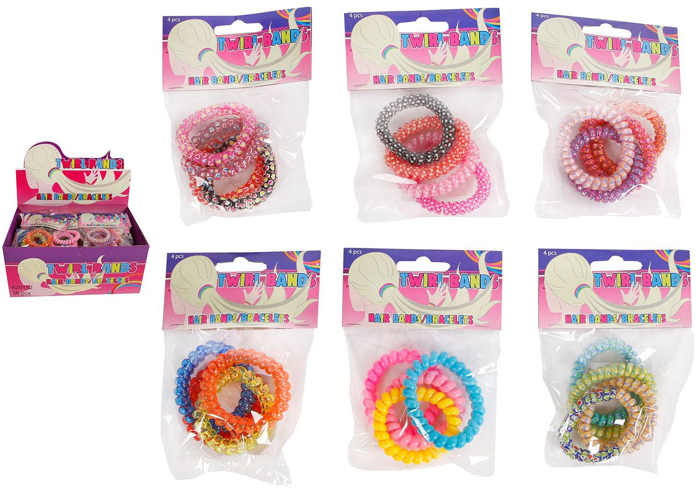 Rolli Arm- und Haargummi 4er Pack - Bild 1