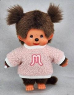 Monchhichi Fluffy Sweater Girl 20cm - Bild 1