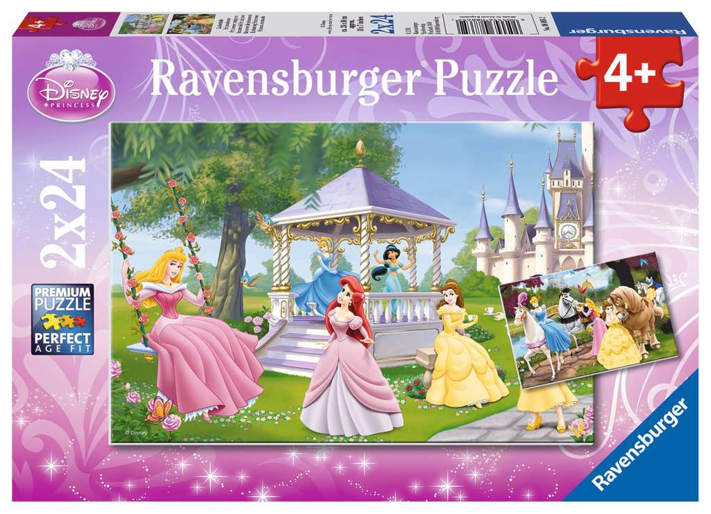 Puzzle Zauberhafte Prinzessinnen 2x24 Teile 08.865 - Bild 1