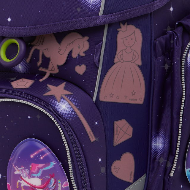 Ergobag Reflexie-Sticker Prinzessin rot - Bild 2