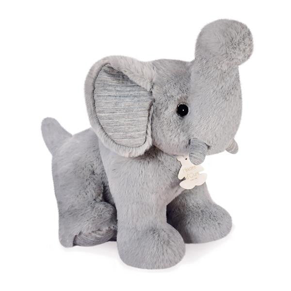 Doudou Preppy Chic Elefant grau 35cm - Bild 1