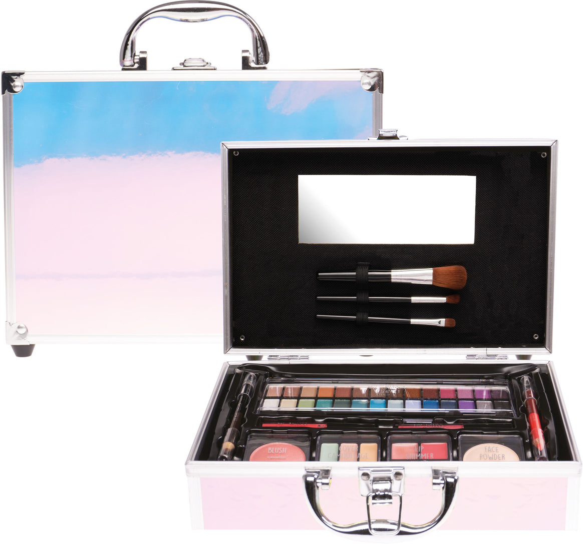 Kosmetikkoffer silber holografisch