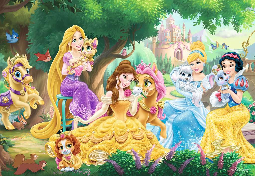 Puzzle Beste Freunde der Prinzessinnen 2x24 Teile 08.952 - Bild 3