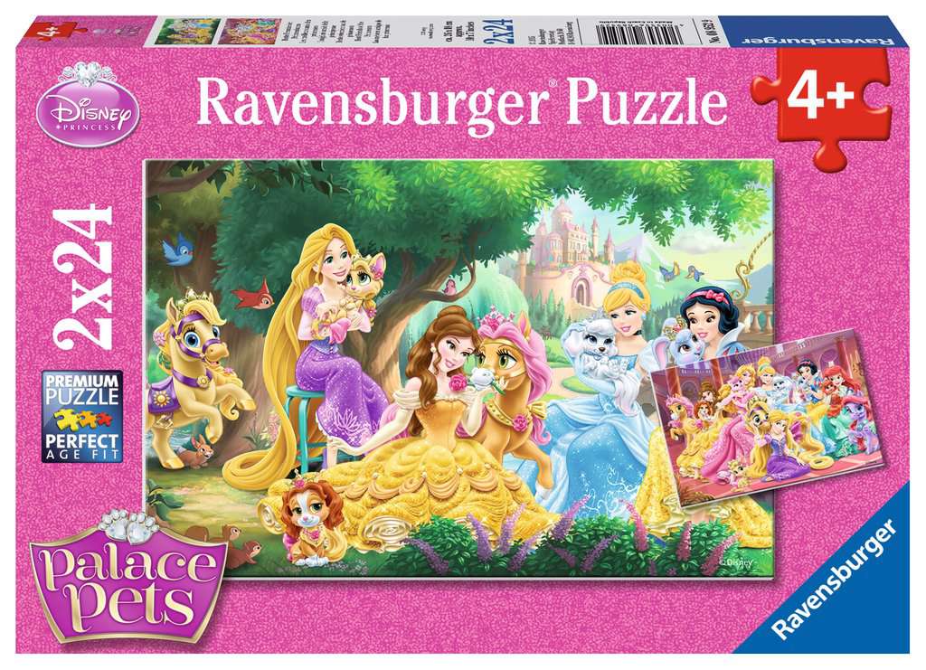 Puzzle Beste Freunde der Prinzessinnen 2x24 Teile 08.952 - Bild 1