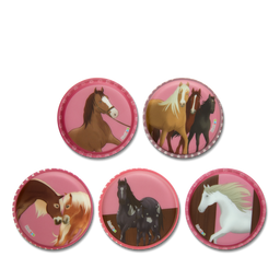 Klettie - Set Pferde im Galopp 5-teilig