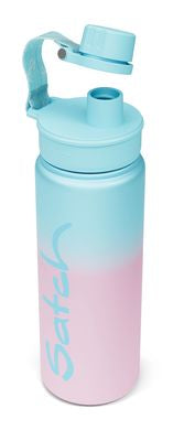 Satch Trinkflasche Edelstahl Light Blue Graffiti - Bild 5
