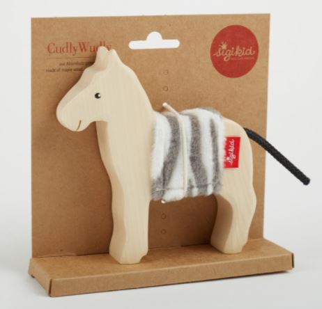 Holztier Zebra Cudly Wudly - Bild 2