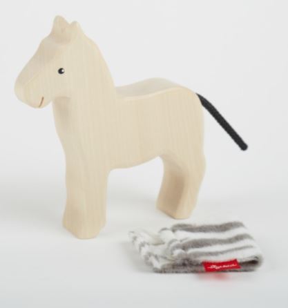 Holztier Zebra Cudly Wudly - Bild 3