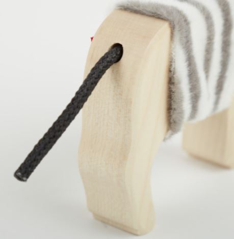 Holztier Zebra Cudly Wudly - Bild 5