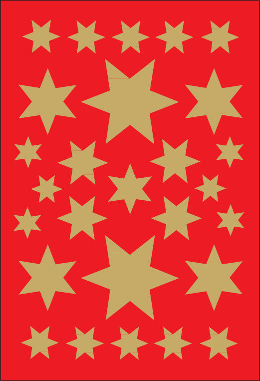 Herma Sticker Sterne gold diverse Grössen - Bild 1