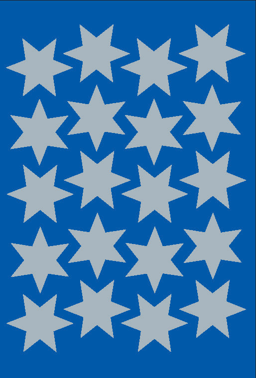 Herma Sticker Sterne silber 21mm - Bild 1