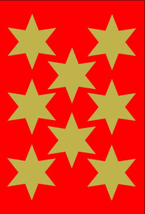 Herma Sticker Sterne gold 33mm