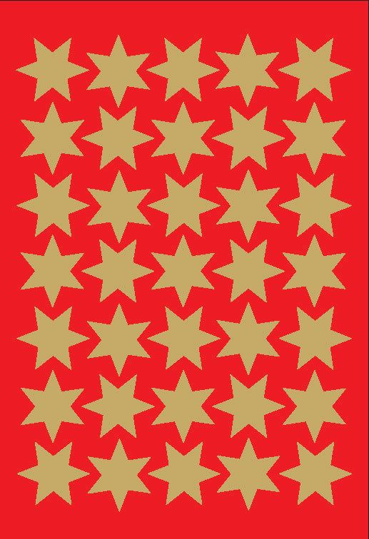 Herma Sticker Sterne gold 16mm - Bild 1