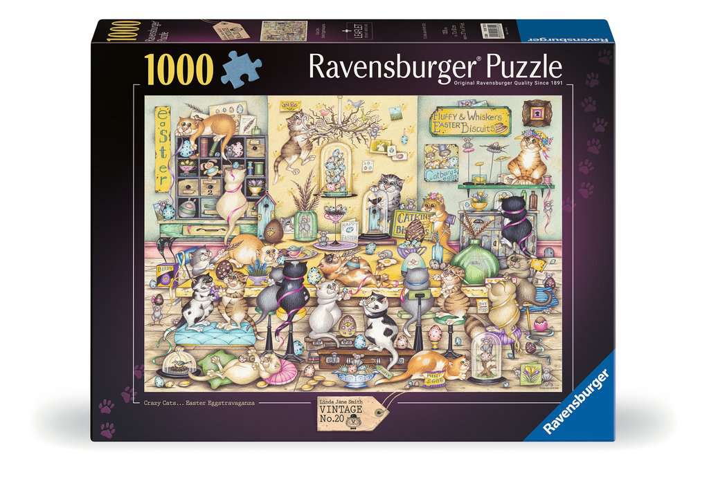 Puzzle 1000 Teile Crazy Cats 01.755 - Bild 1