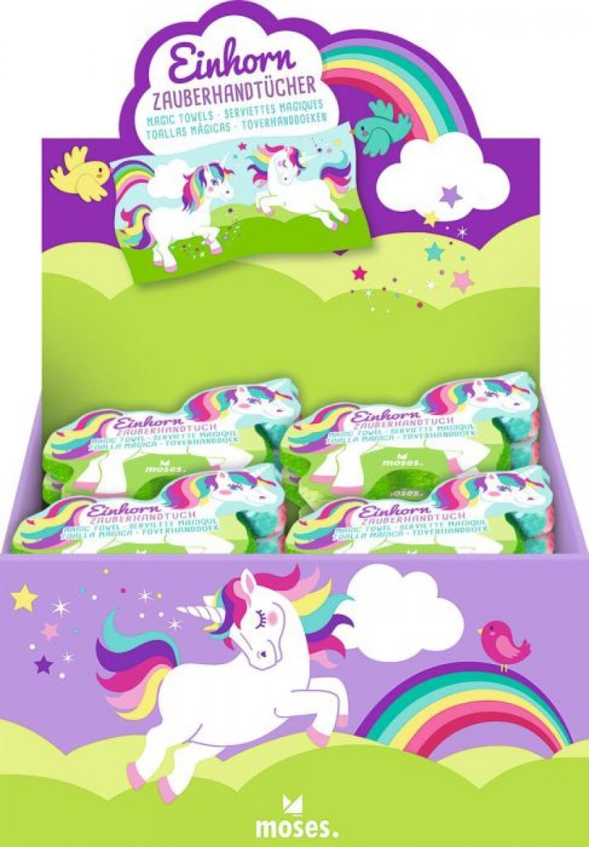 Einhorn Zauberhandtuch 30x60cm - Bild 1