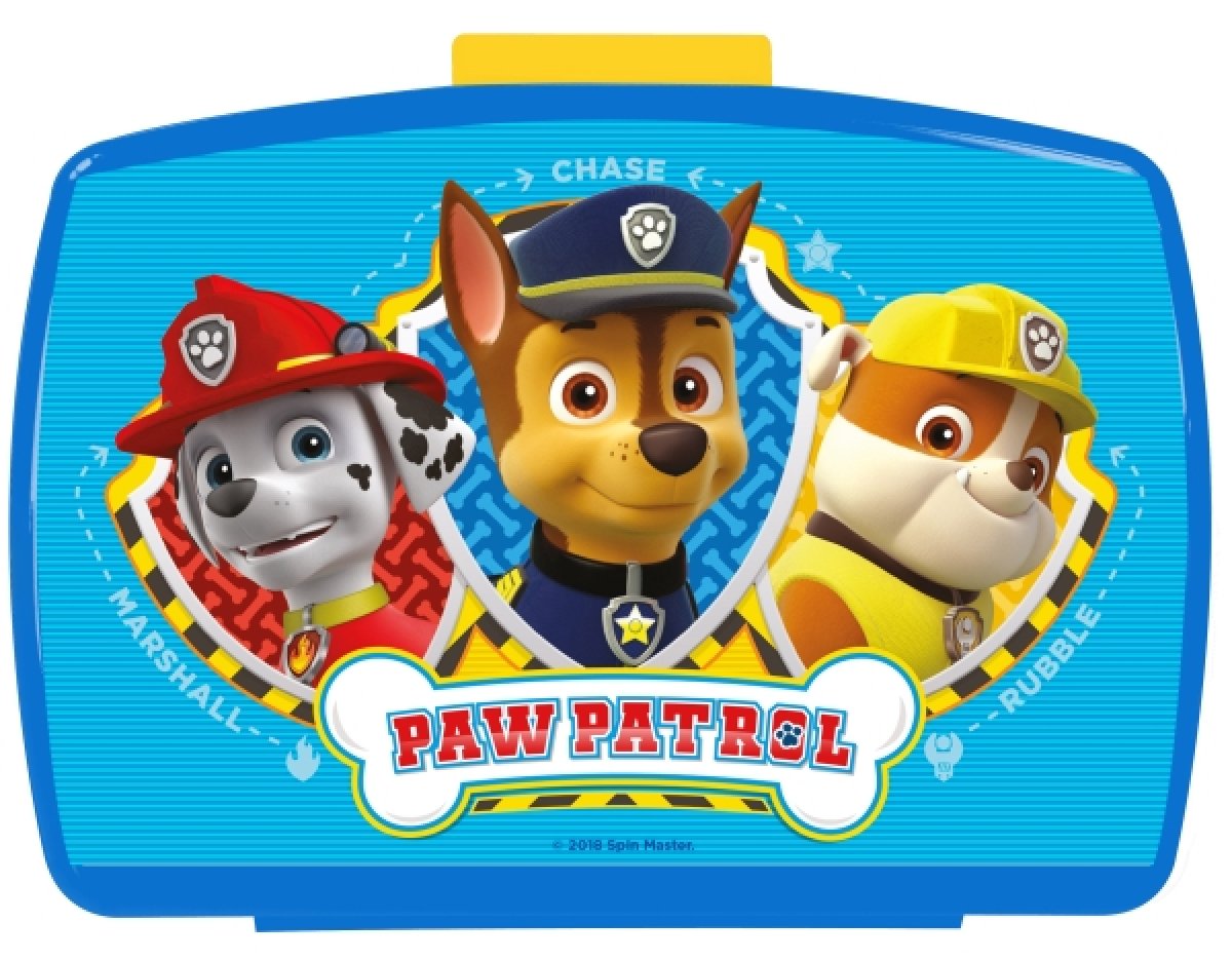 Paw Patrol Brotdose mit Einsatz blau - Bild 1