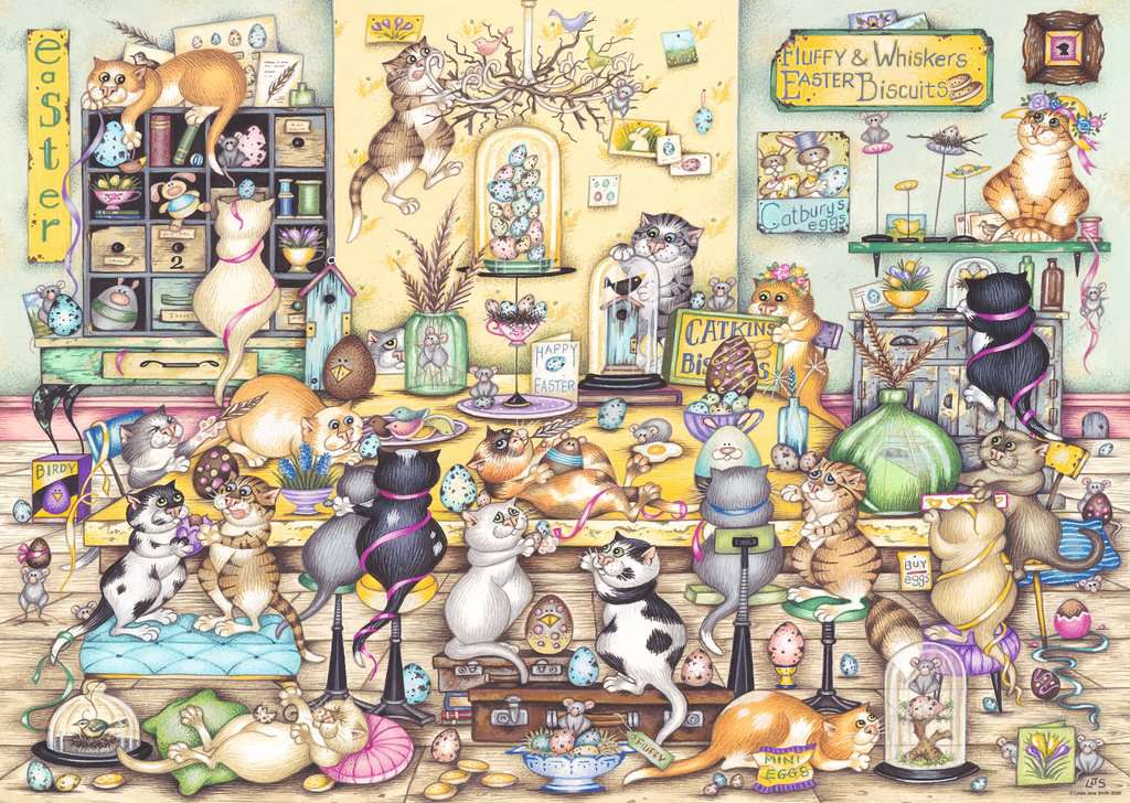 Puzzle 1000 Teile Crazy Cats 01.755 - Bild 3