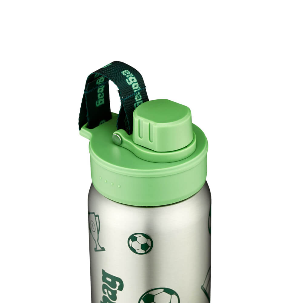 Ergobag Trinkflasche Edelstahl grün Fussball - Bild 5