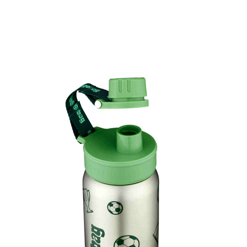 Ergobag Trinkflasche Edelstahl grün Fussball - Bild 6
