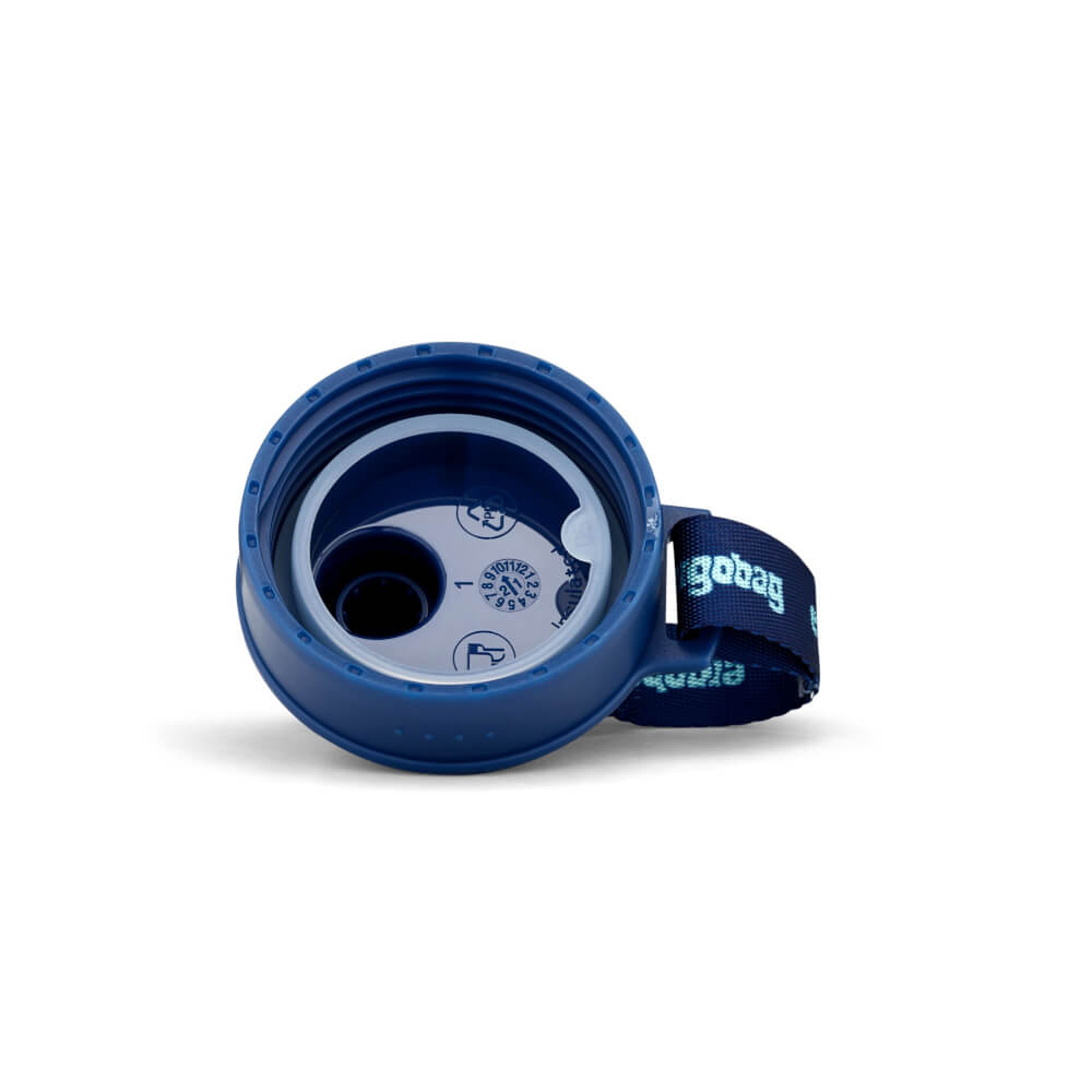 Ergobag Trinkflasche Edelstahl blau Dino - Bild 3