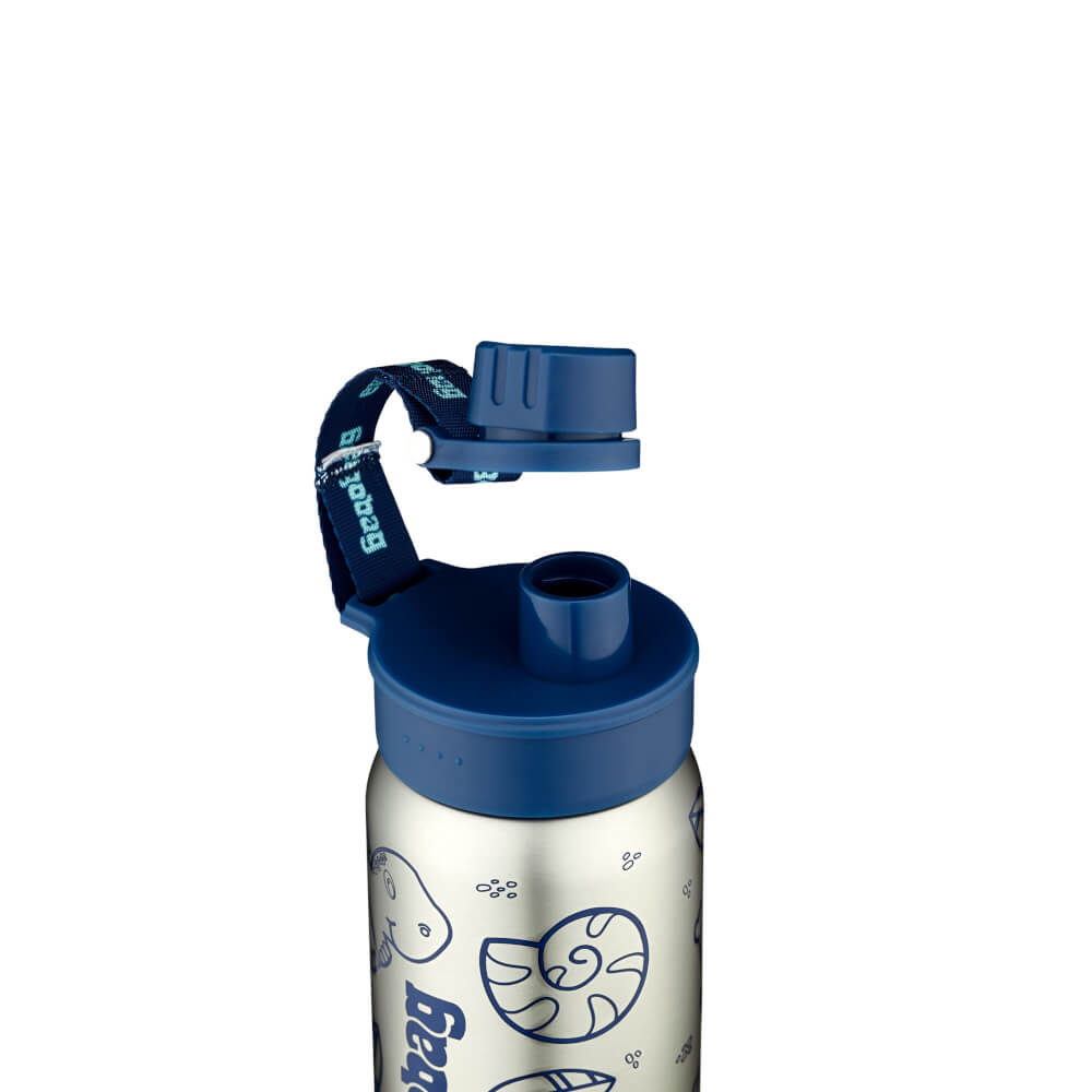 Ergobag Trinkflasche Edelstahl blau Dino - Bild 6