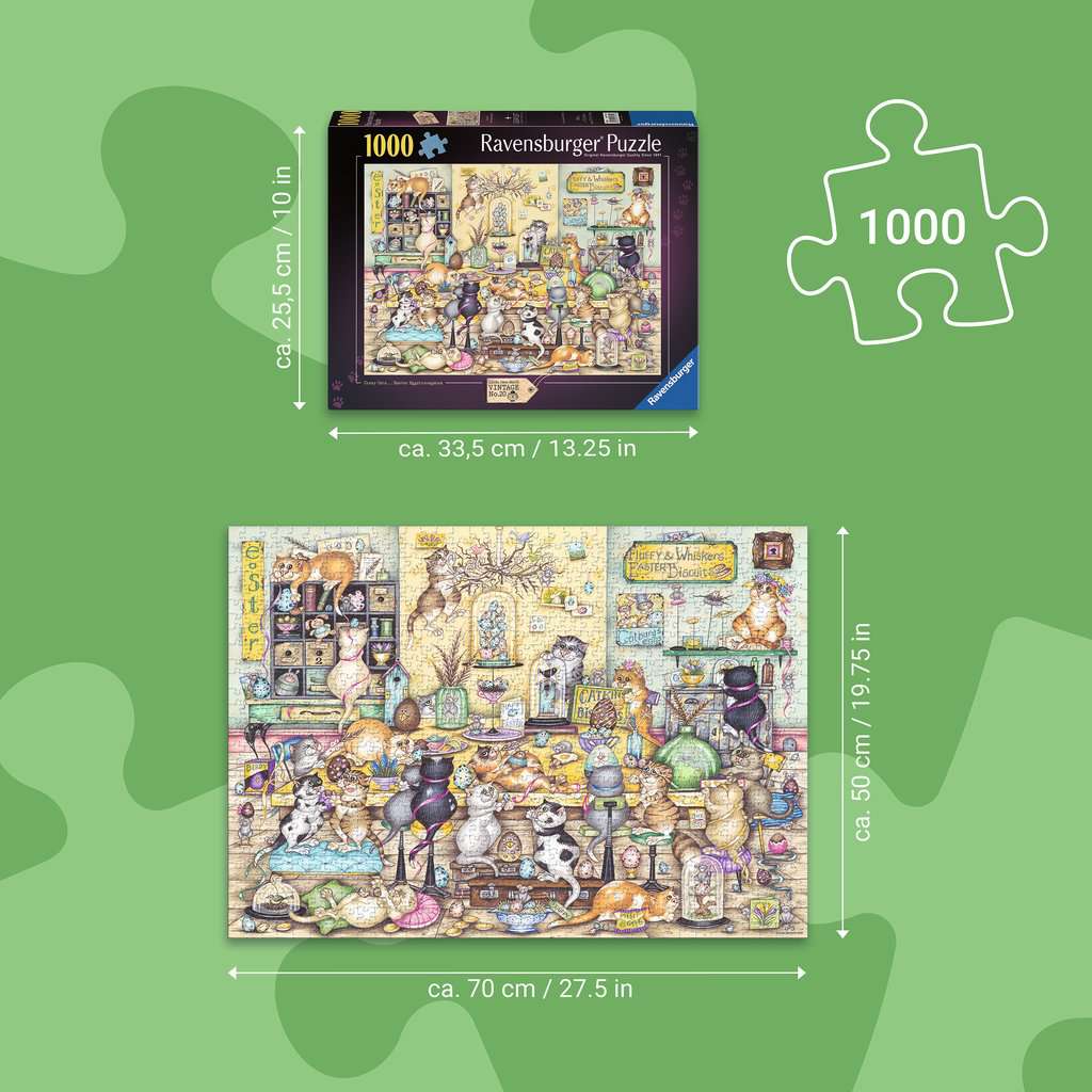 Puzzle 1000 Teile Crazy Cats 01.755 - Bild 5