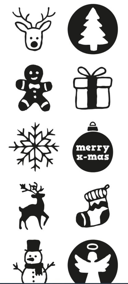 Weihnachts - Stempel mit 10 Motiven - Bild 3