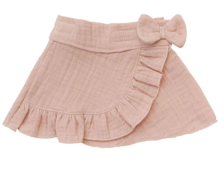 Puppen - Wickelrock mit Rüschenbluse Gr. 35 - 45cm - Bild 2