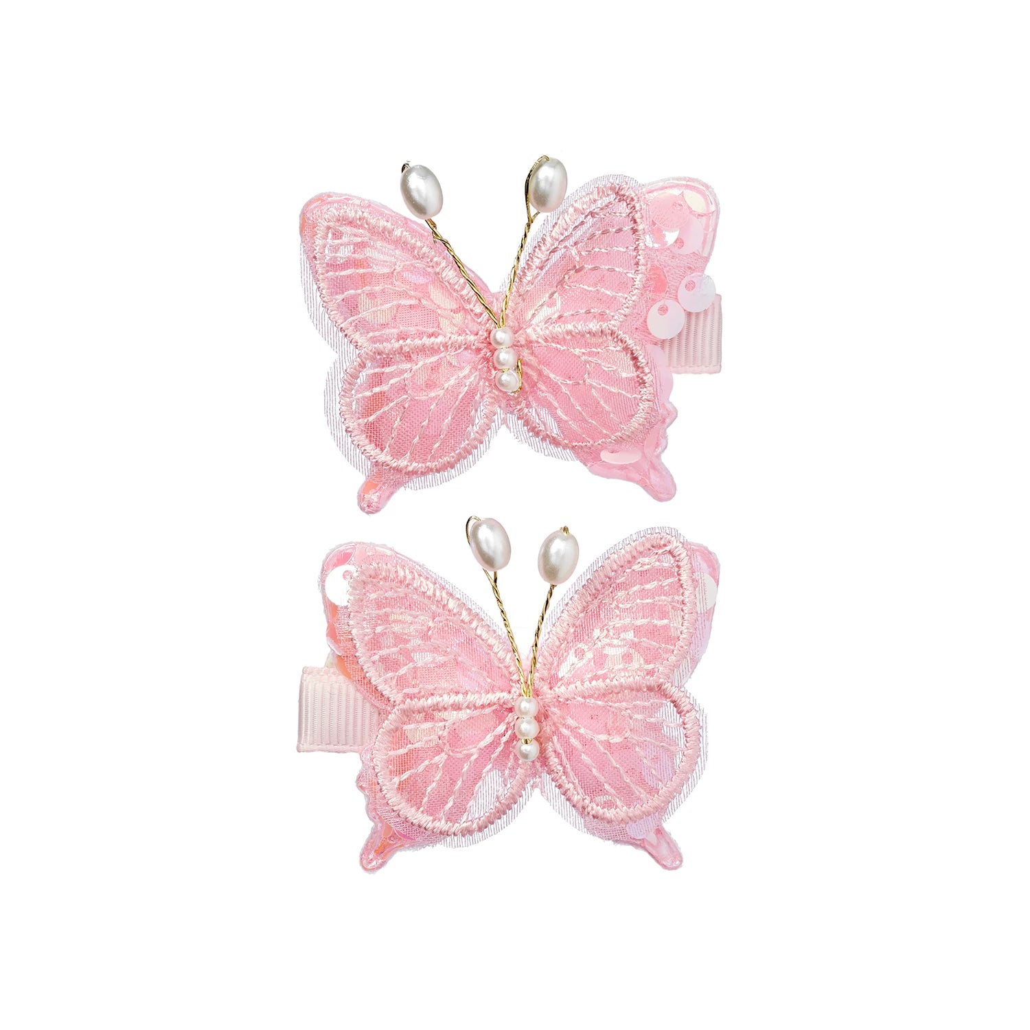 Souza Haarspange Chaja Schmetterling pink - Bild 1