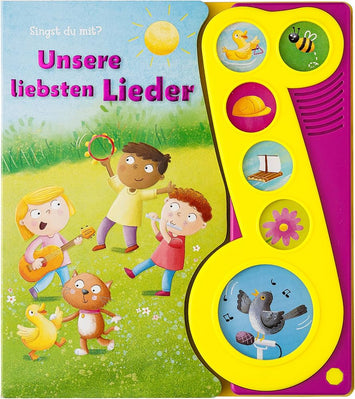Unsere liebsten Lieder - Liederbuch mit 6 Melodien