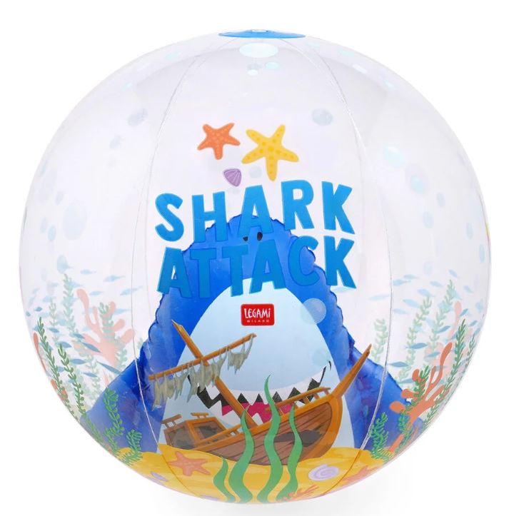 Legami aufblasbarer Strandball Shark - Bild 1