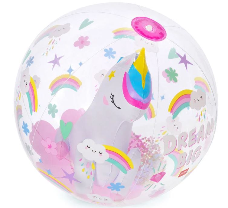 Legami aufblasbarer Strandball Unicorn - Bild 1