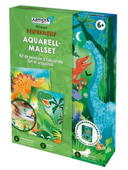 Aquarellmalset Dinosaurier