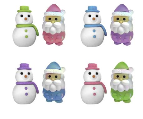 Radierer Duo Santa & Olaf - Bild 2