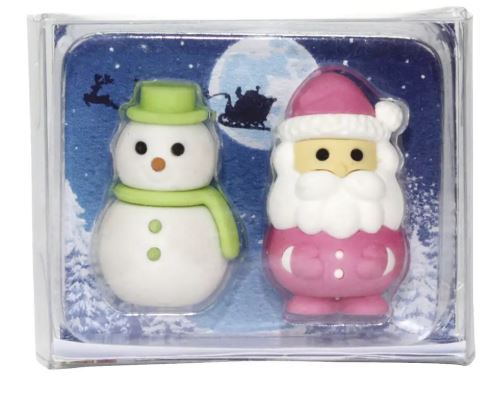 Radierer Duo Santa & Olaf - Bild 1