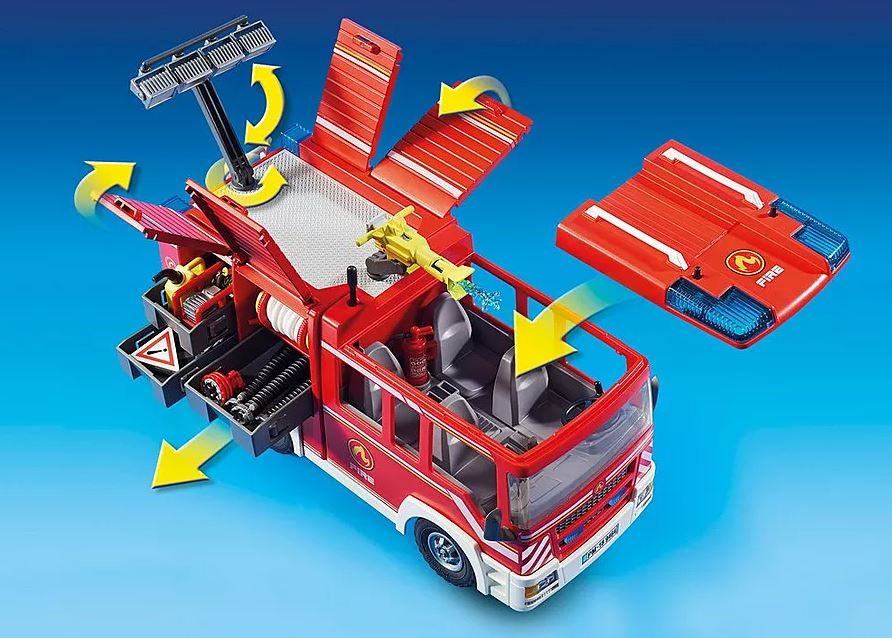 PLAYMOBIL Action Heroes Feuerwehr- Rüstfahrzeug 9464 - Bild 7