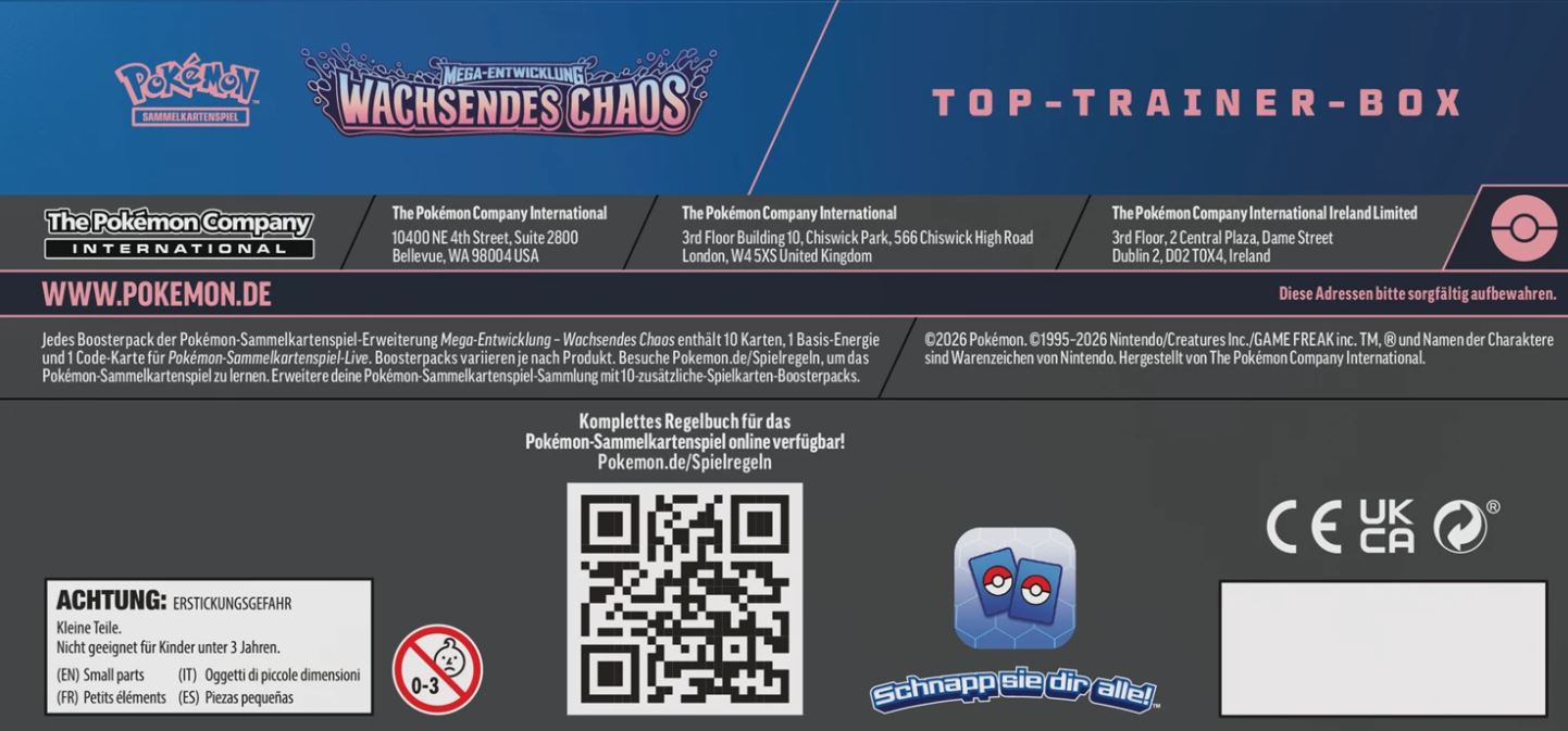 Pokémon  ME04 Wachsendes Chaos Elite Trainer Box - Bild 6