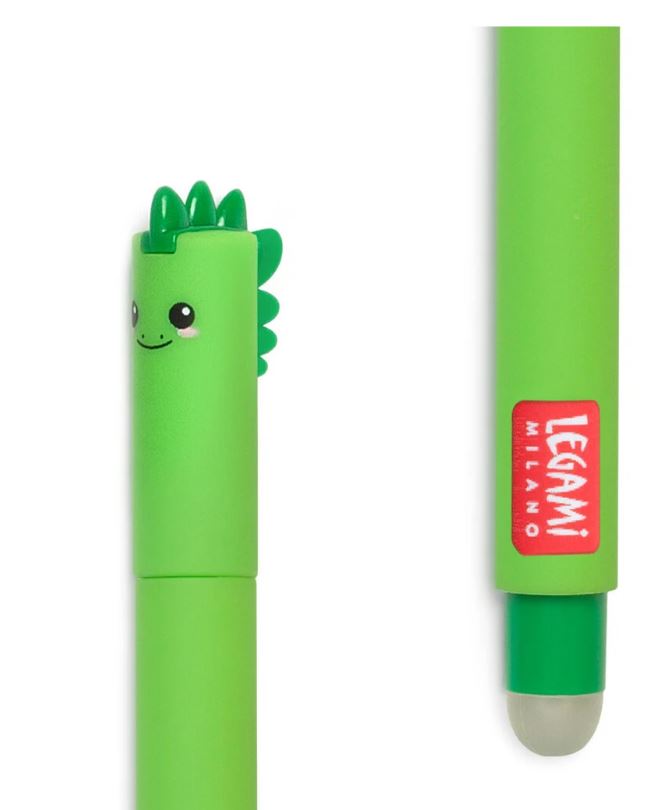 Legami Erasable Gel Pen Dino grün - Bild 3