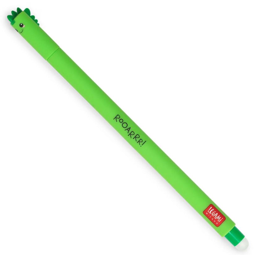 Legami Erasable Gel Pen Dino grün - Bild 1